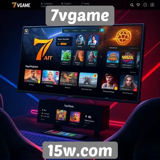 Análise da interface do usuário do site 7vgame